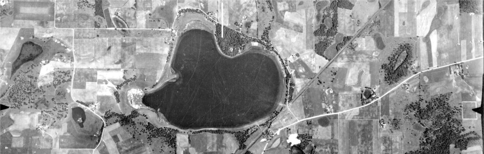 Riley Lake aerial 1970